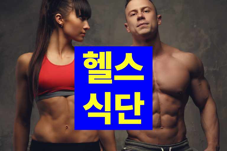 헬스식단 추천 다이어트 체지방 제거 살빼기